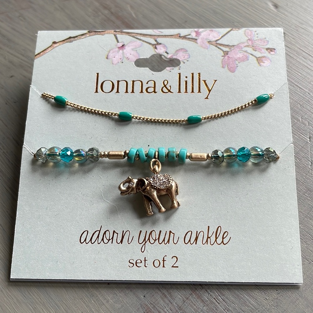 Lonna & Lilly Elephant 🐘 Anklet